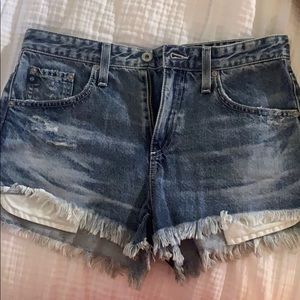 Never been worn AG Sadie High-rise shorts 27